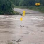 Flood water crossing low water crossings is extremely dangerous. Photo Source- @TXGLO (X)