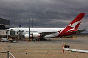Representative Image. QANTAS A380 at Melbourne Airport.