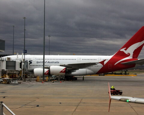 Representative Image. QANTAS A380 at Melbourne Airport.