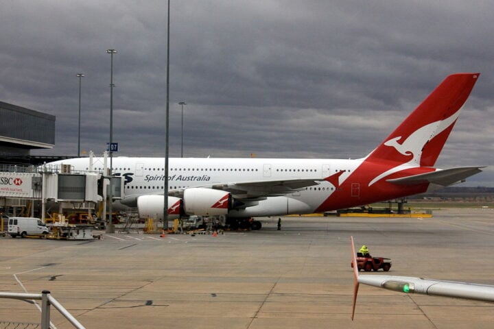 Representative Image. QANTAS A380 at Melbourne Airport.