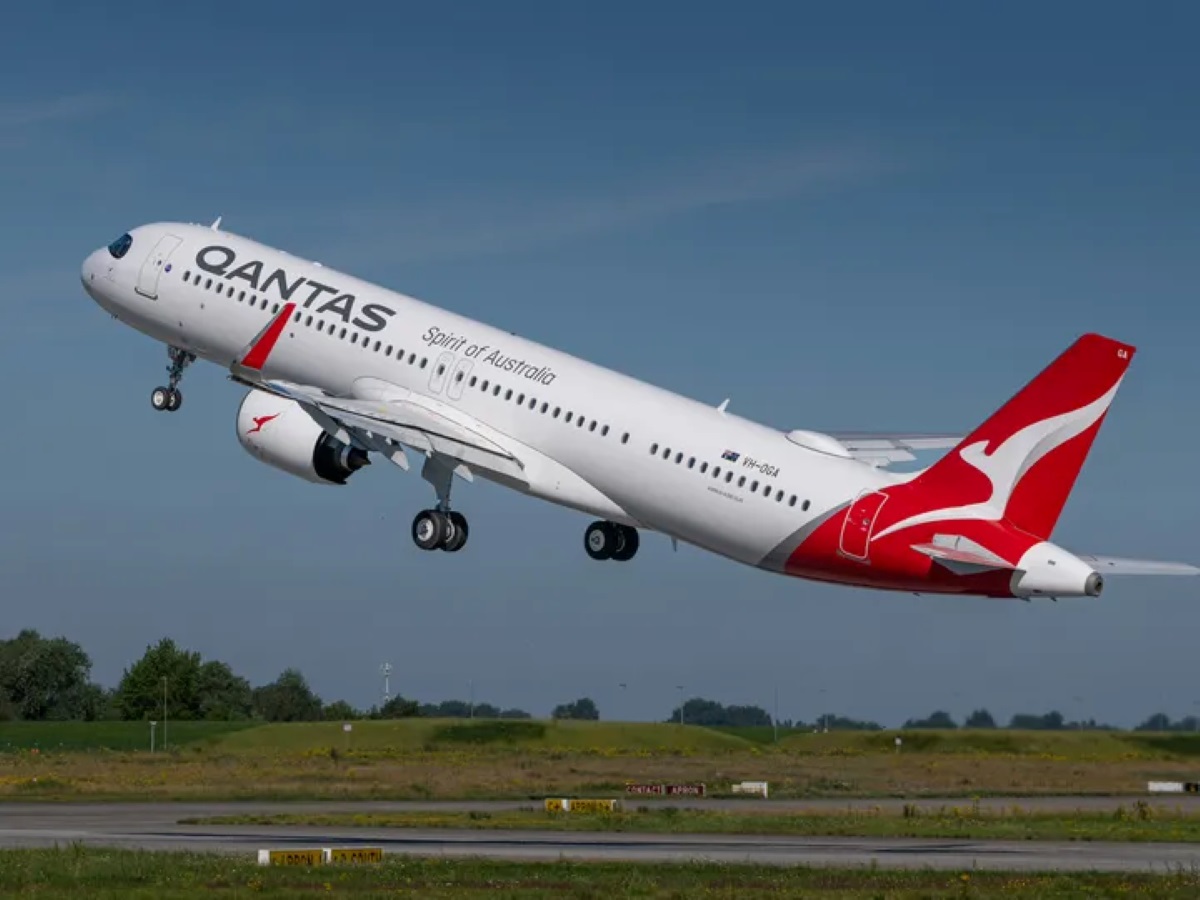Ferry Flight of 1st A321XLR to Qantas Photo Source: AIRBUS