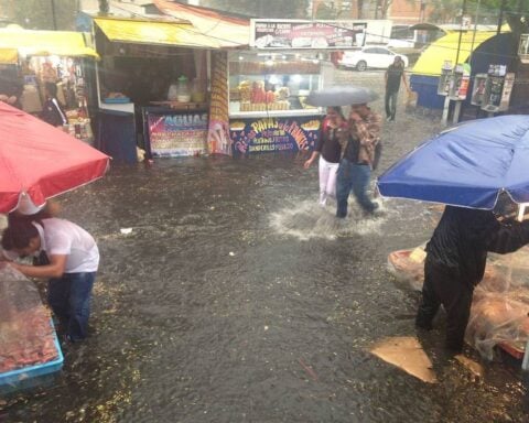 Representative Image. Rainfall at Copilco Station, Mexico City.