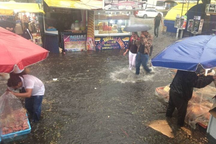 Representative Image. Rainfall at Copilco Station, Mexico City.