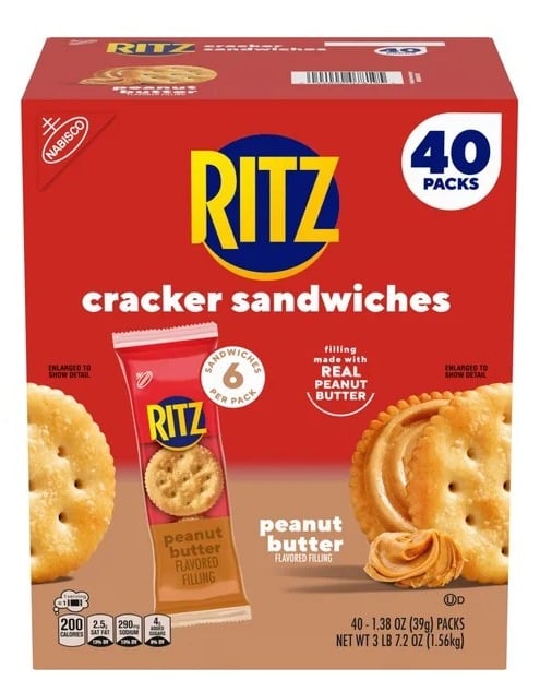 Box of Ritz Cracker Sandwiches