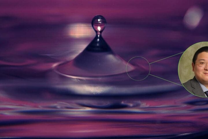 Assistant Professor Yuyang Gu and his collaborators hope that their discovery of particle manipulation in liquid droplets will lead to technologies in biomedical testing and drug development. Photo Source: Binghamton University New York