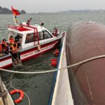 A tourist boat, Wonder Sea, capsized in Ha Long Bay, Vietnam