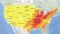 heat wave in US mid-south east