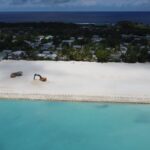 Tuvalu’s land reclamation in progress, 2023