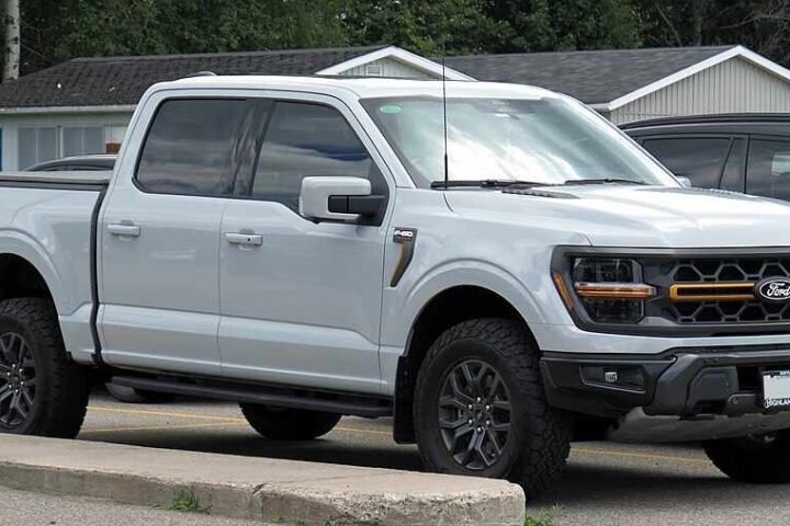 2024 Ford F-150 SuperCrew Tremor photographed in Sault Ste. Marie, Ontario, Canada.