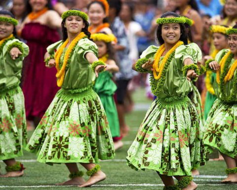 Young women in Hawaii performing traditional hula, used as a symbolic representation in a feature on WalletHub’s 2025 U.S. women’s equality rankings.