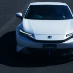 Honda Prelude hybrid coupe (2025 model) promotional image, non-driving publicity shot.