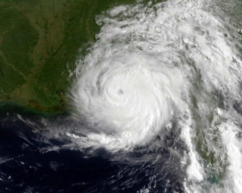 Representative Image. Satellite image of Hurricane Erin at peak intensity over the Gulf of Mexico approaching Florida on August 3, 1995