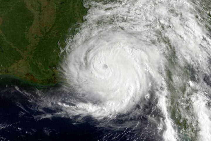 Representative Image. Satellite image of Hurricane Erin at peak intensity over the Gulf of Mexico approaching Florida on August 3, 1995