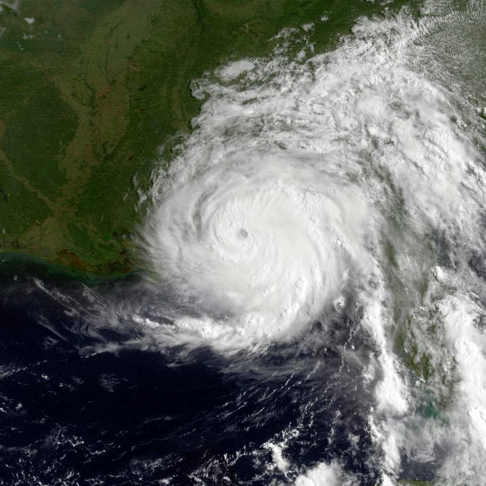 Representative Image. Satellite image of Hurricane Erin at peak intensity over the Gulf of Mexico approaching Florida on August 3, 1995