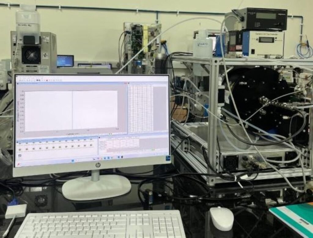 Laboratory equipment and monitoring system at IIT Madras used for aerosol and climate interaction study.