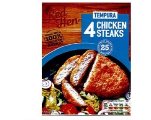 Red Hen 4 Tempura Chicken Steaks.