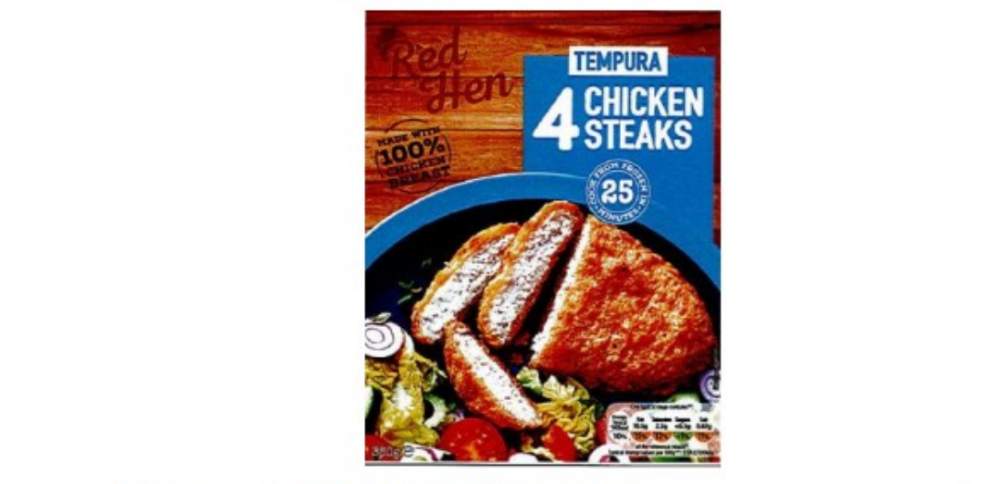 Red Hen 4 Tempura Chicken Steaks.