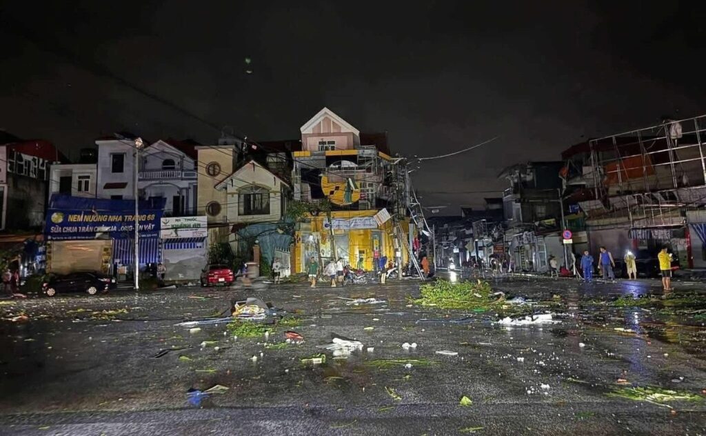 Vietnam Government Information page shares official disaster updates and safety guidance during severe weather events.