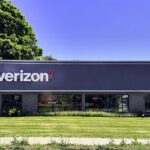 Exterior of a modern Verizon retail store in Burlington, Vermont