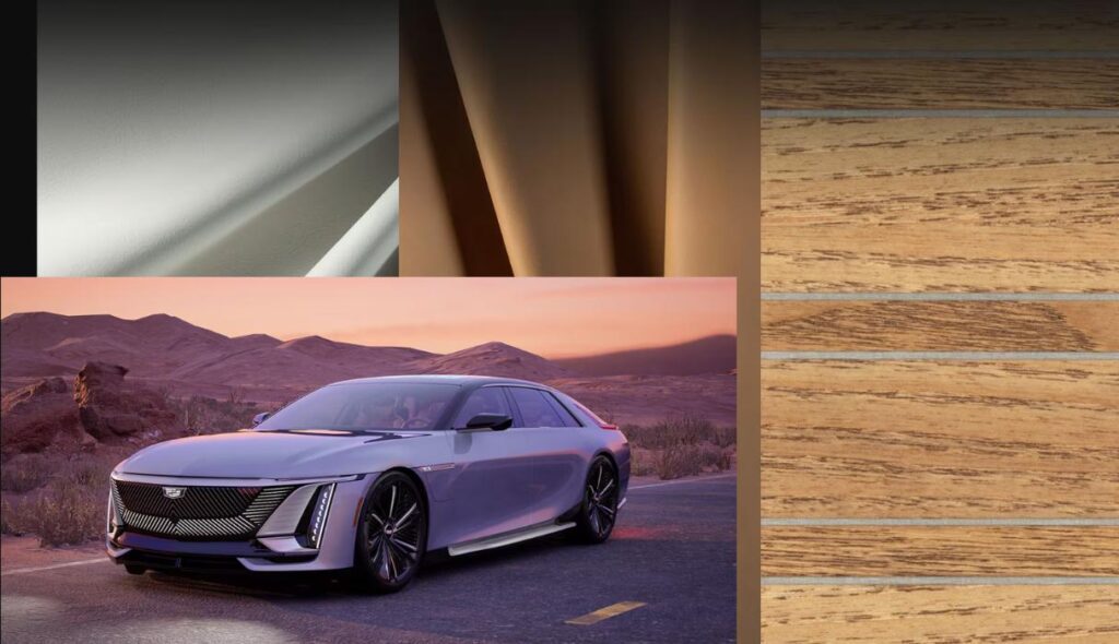Cadillac Celestiq Vale exterior color concept under studio lights
