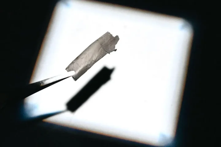 Carbon nanofiber-based direct air capture filter developed by the University of Chicago for use inside HVAC ventilation systems to remove CO2 from indoor air.