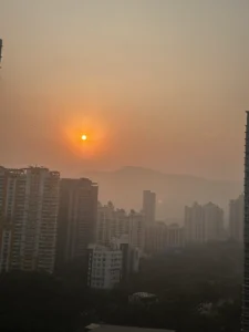 Dusty and Smoggy Thane Skyline