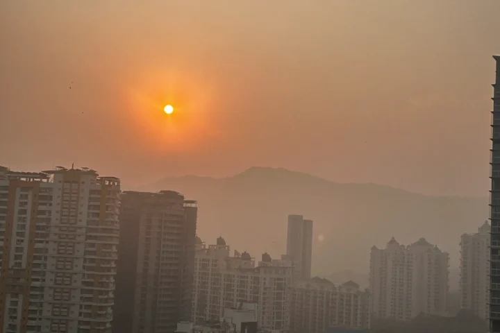 Dusty and Smoggy Thane Skyline