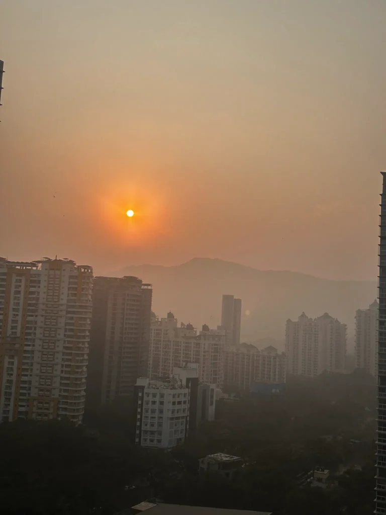 Dusty and Smoggy Thane Skyline