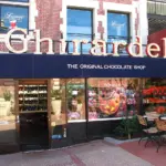 Exterior of Ghirardelli Chocolate Shop at Ghirardelli Square in San Francisco, associated with brand involved in 2026 powdered beverage mix recall