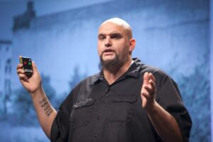 Senator John Fetterman from Pennsylvania speaking at PopTech 2009