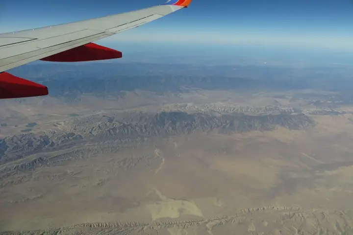 The San Andreas Fault across California's Carrizo Plain.