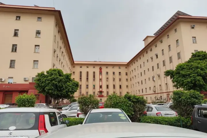D Wing of Krishi Bhavan, New Delhi.