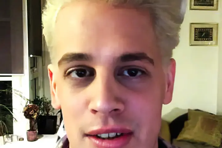 Photograph of British political commentator Milo Yiannopoulos, whose 2019 visa overstay led to a 2026 ICE removal order.