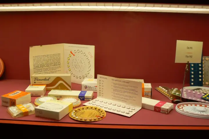 A packet of prescription pills