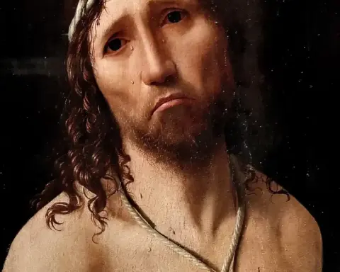 Ecce Homo painting by Antonello da Messina, 1473 — one of the stolen Renaissance masterpieces