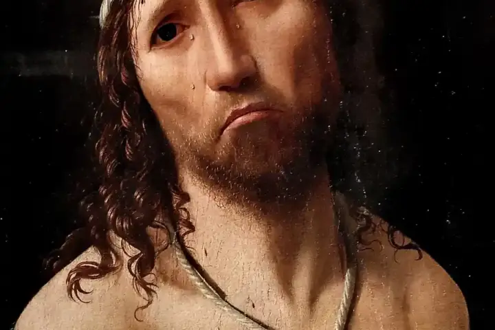 Ecce Homo painting by Antonello da Messina, 1473 — one of the stolen Renaissance masterpieces