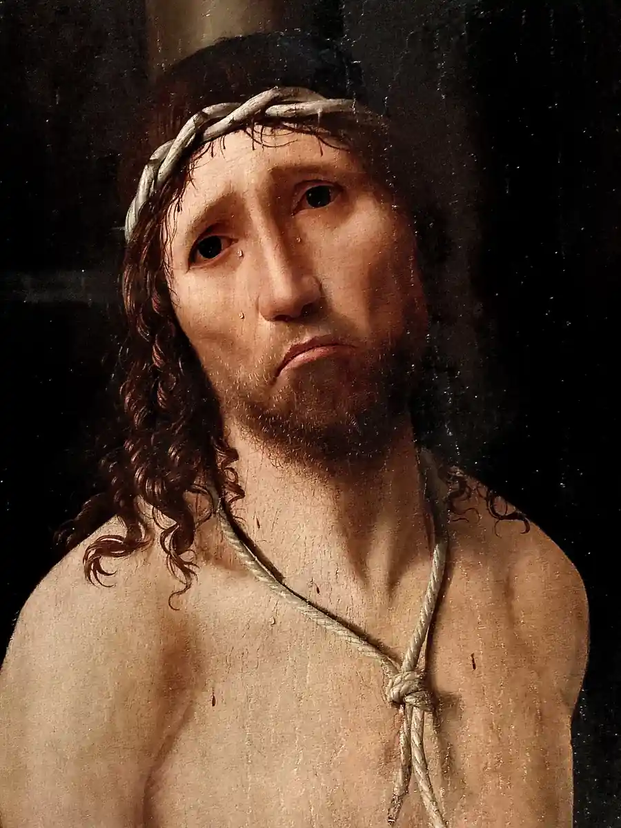 Ecce Homo painting by Antonello da Messina, 1473 — one of the stolen Renaissance masterpieces