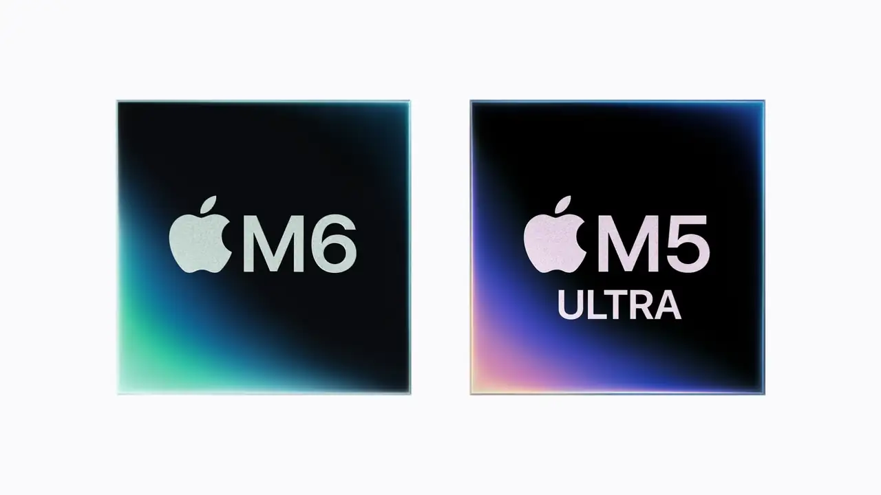 Apple M6 processor and logic board for Mac computers.