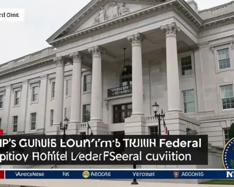 Exterior of a federal courthouse where Trump's removal bid was rejected