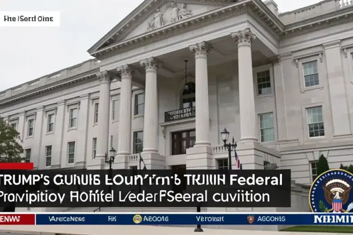 Exterior of a federal courthouse where Trump's removal bid was rejected
