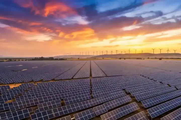 Visualization of India's renewable energy capacity reaching 288 GW by June 2026