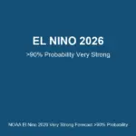 NOAA Forecasts Very Strong El Niño Through 2026-2027: >90% Probability