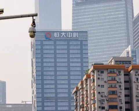 Evergrande International Center skyscraper in Guangzhou, China