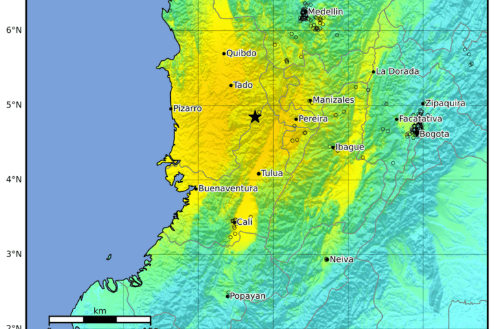 USGS Shakemap — M7.4 San José del Palmar, Colombia, 2026-08-10 (Public domain (USGS))