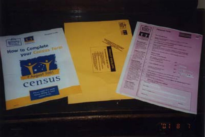 Census in Australia 2001, via Wikimedia Commons (CC0)