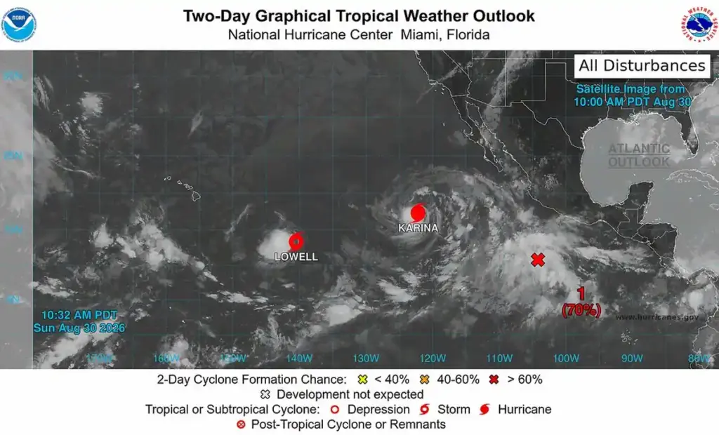 Hurricane Karina Category 3: California’s 5-15% Rain Chance Explained