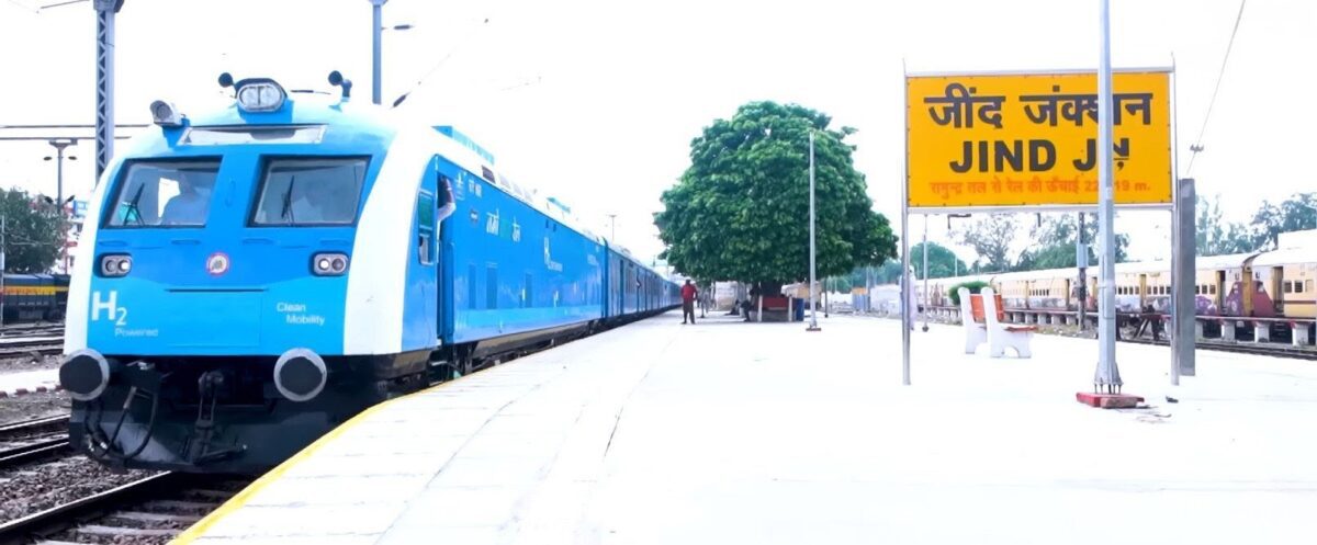 India’s 2,600-Passenger Hydrogen Train Sets Global Record on 89-Km Route