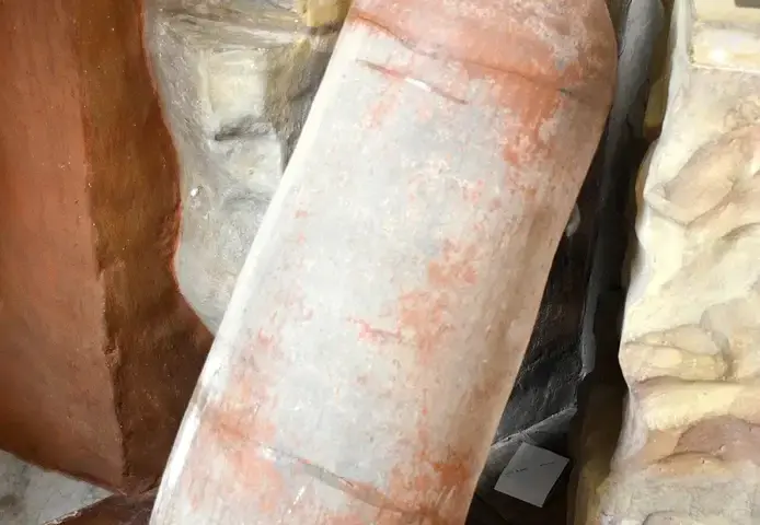 An ancient Roman amphora of the type used to carry wine and oil