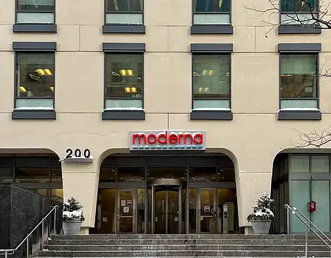 Moderna corporate headquarters building exterior