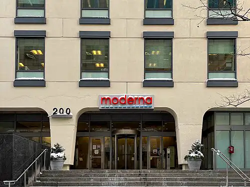 Moderna corporate headquarters building exterior